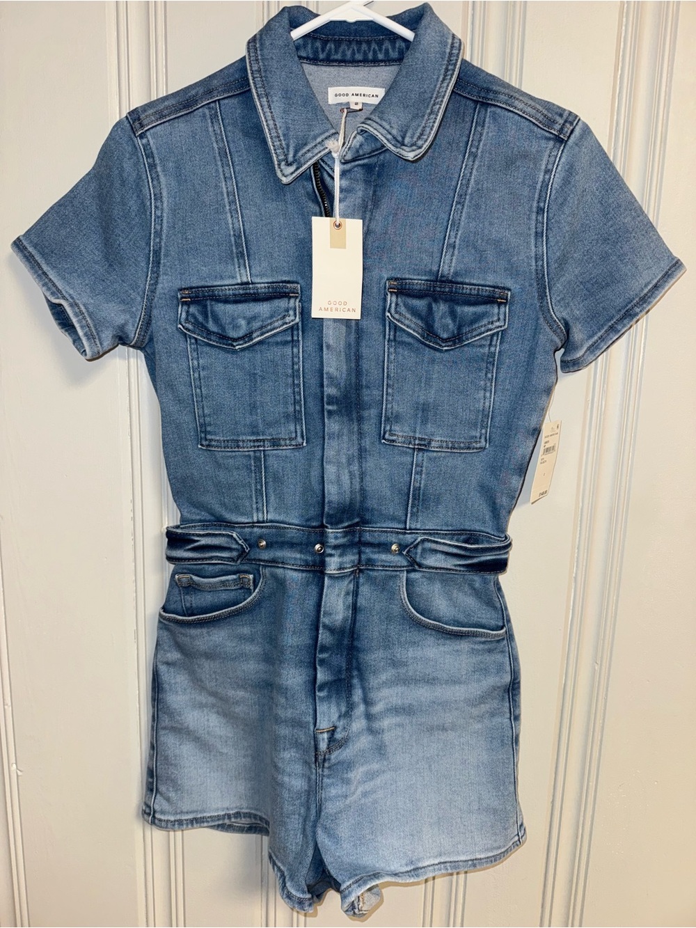 Good American Fit For Success Shorts Jumpsuit